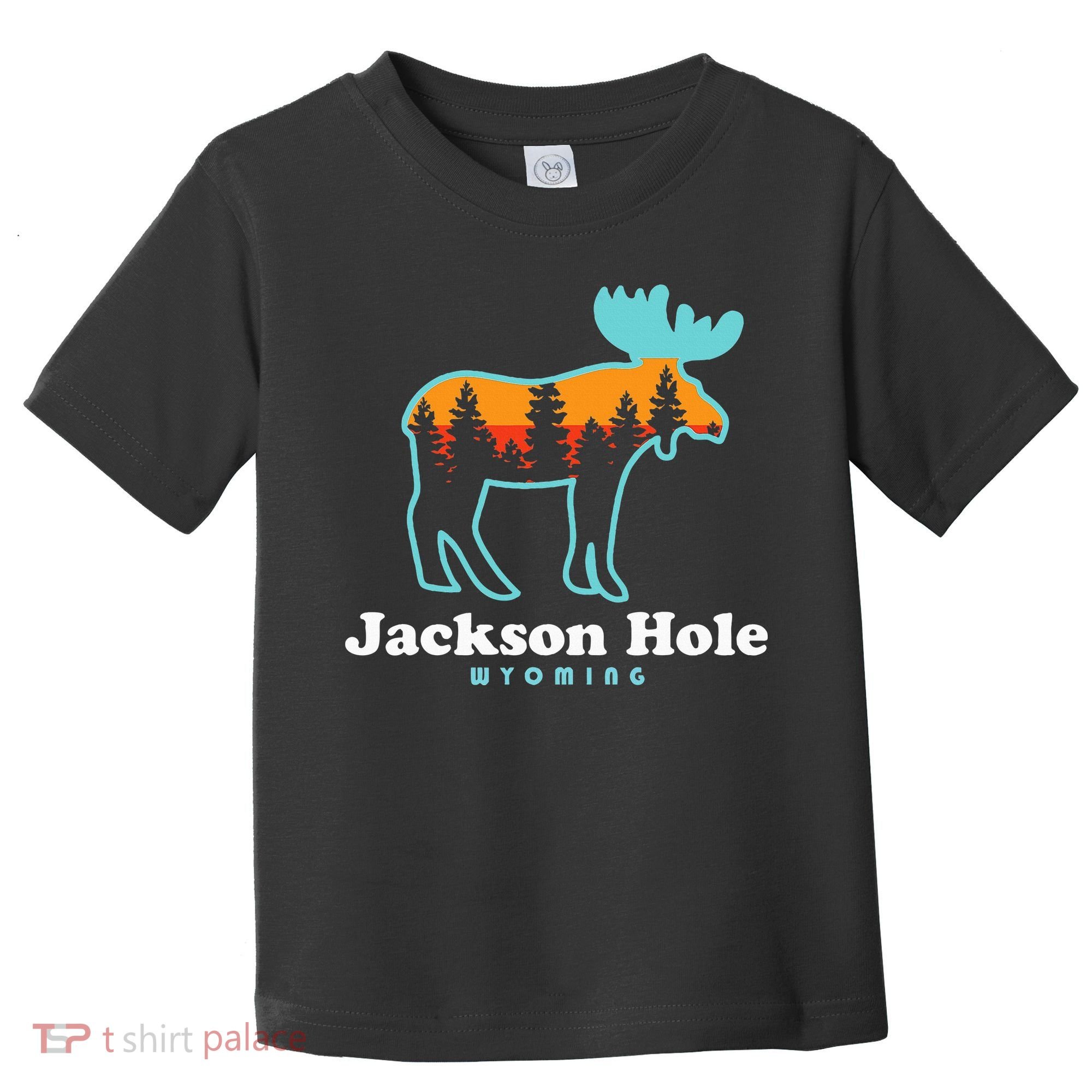 Jackson Hole Wyoming Moose Mountains Grand Tetons Toddler T-Shirt