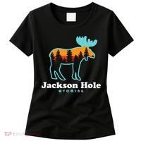 Jackson Hole Wyoming Moose Mountains Grand Tetons Women's T-Shirt thumb 0