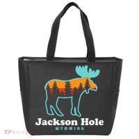 Jackson Hole Wyoming Moose Mountains Grand Tetons Tote Bag thumb 0
