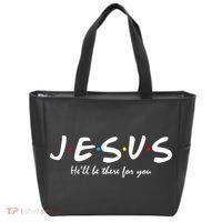 Jesus He Will Be There For You Christian Tote Bag thumb 0