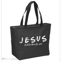 Jesus He Will Be There For You Christian Tote Bag thumb 2