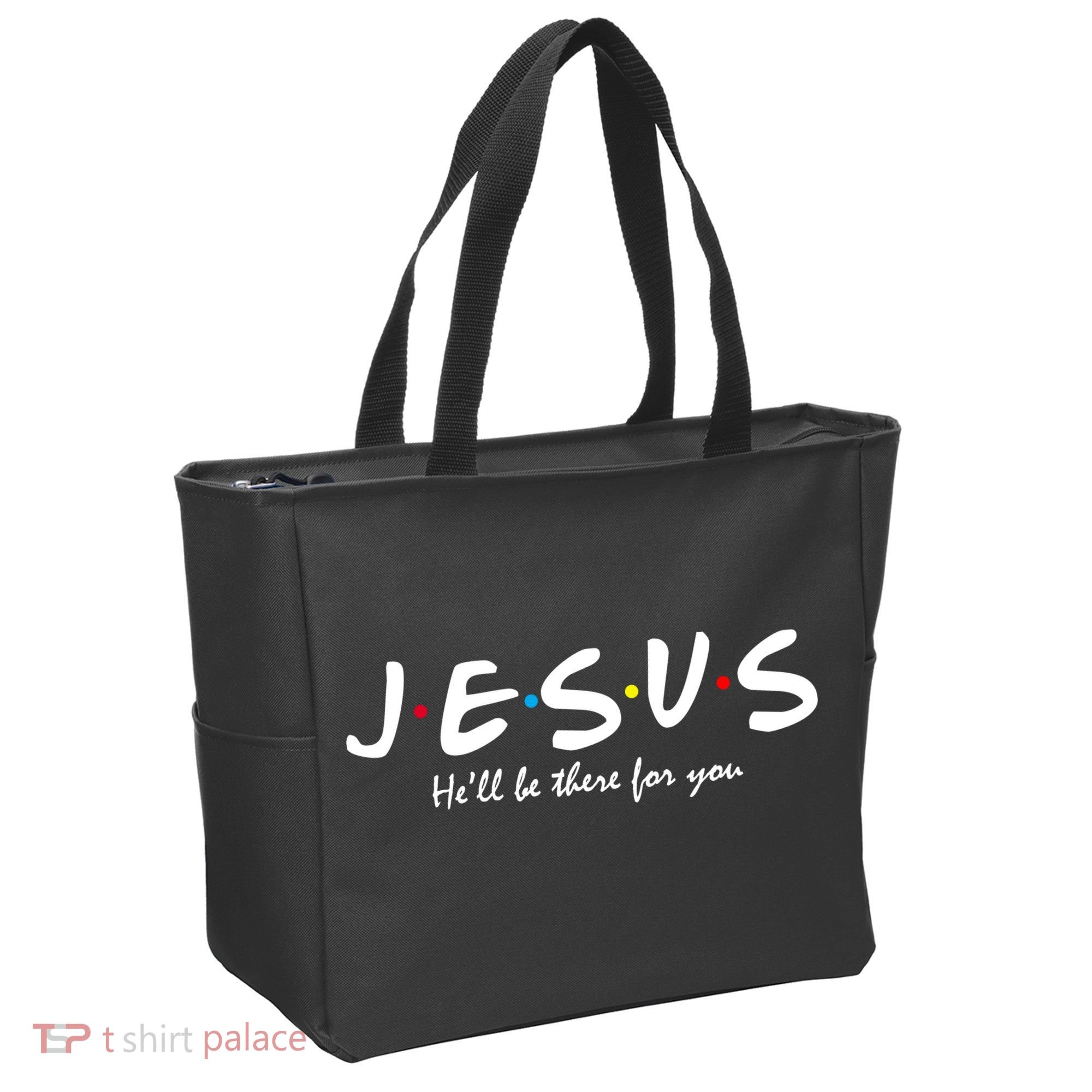 Jesus He Will Be There For You Christian Tote Bag
