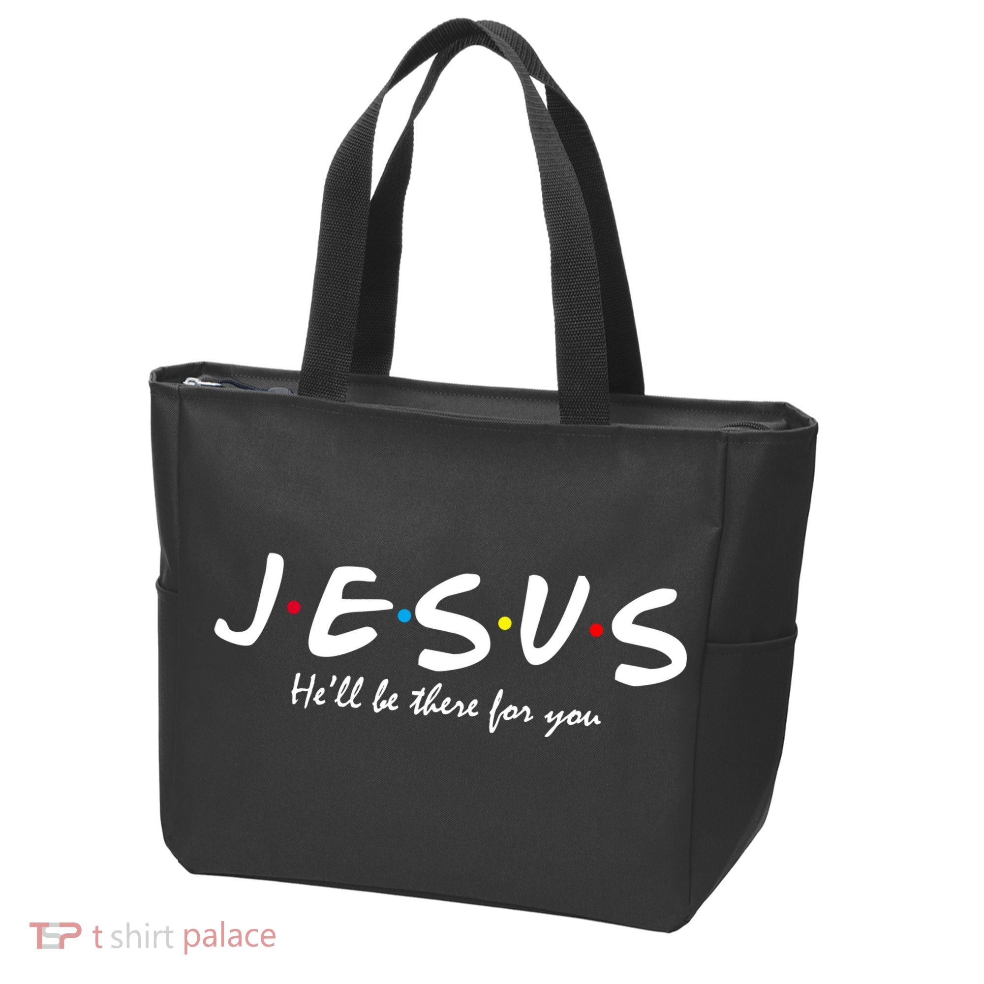 Jesus He Will Be There For You Christian Tote Bag