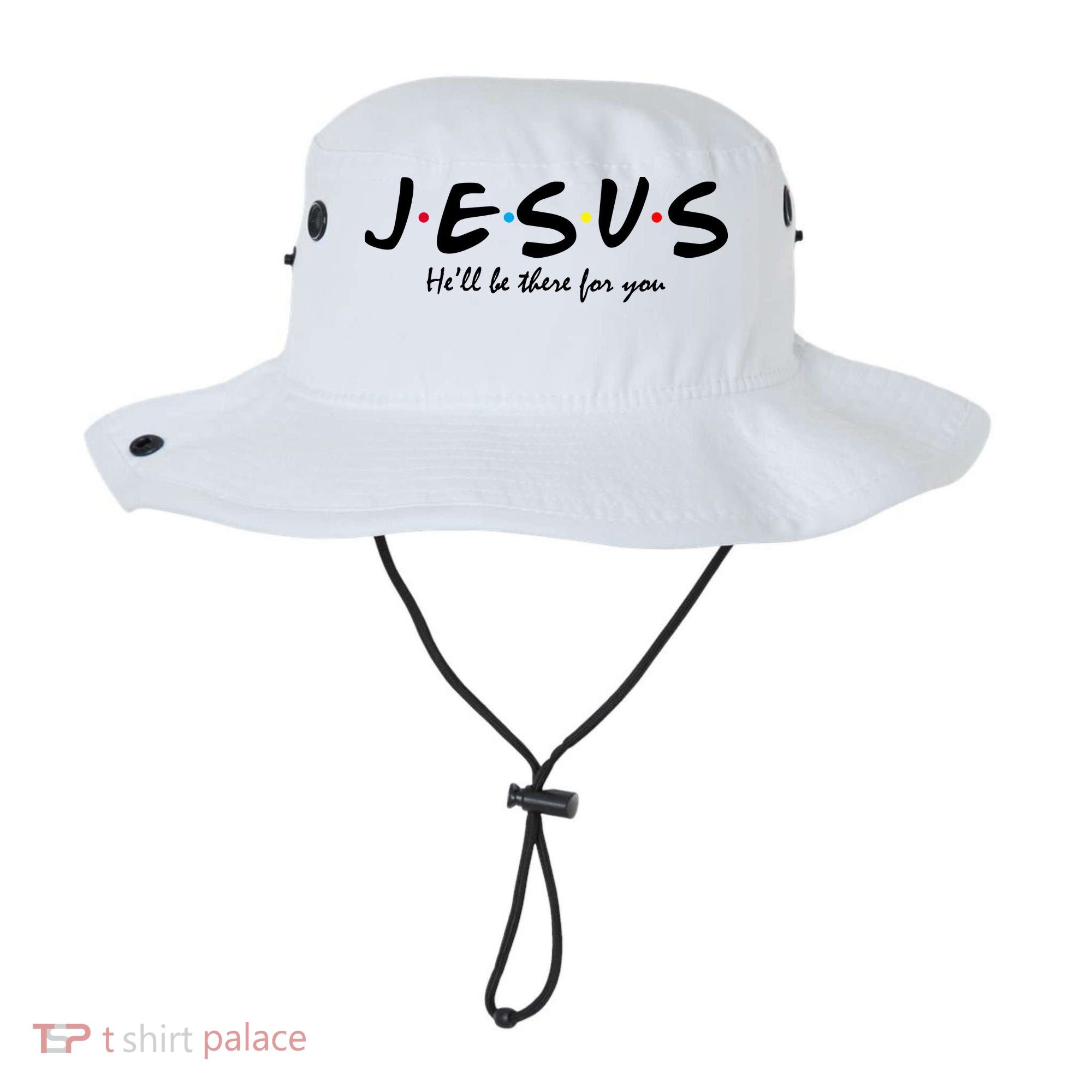 Jesus He Will Be There For You Christian Bucket Hat