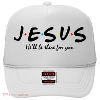 Jesus He Will Be There For You Christian Hat thumb 0