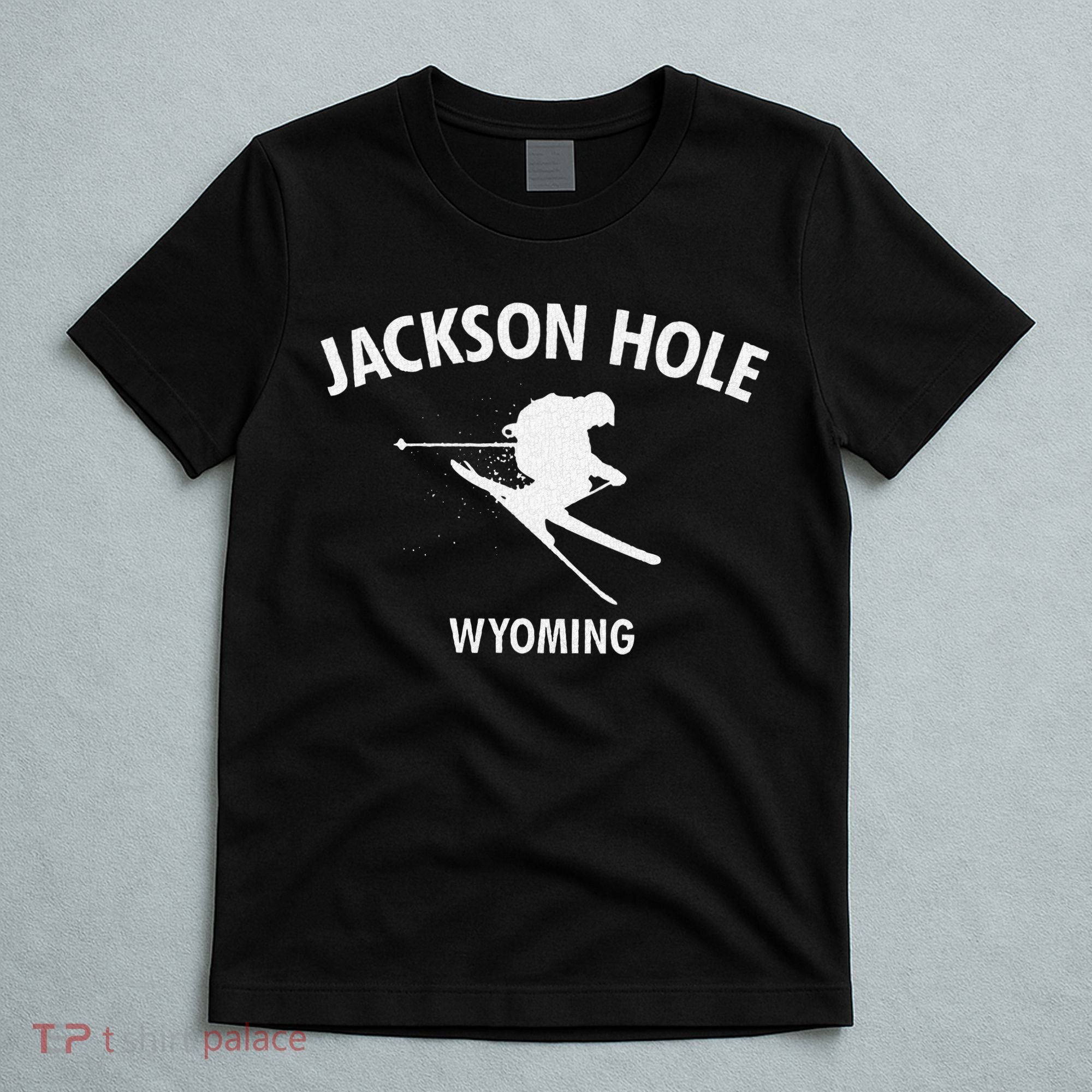 Jackson Hole Wyoming Skiing T-Shirt