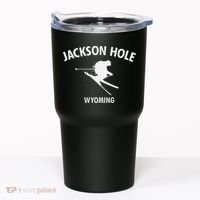Jackson Hole Wyoming Skiing Tumbler thumb 0
