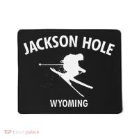 Jackson Hole Wyoming Skiing Mousepad thumb 0
