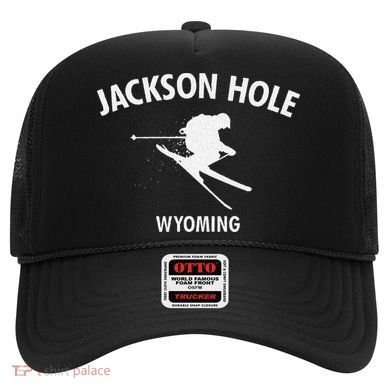 Jackson Hole Wyoming Skiing Hat