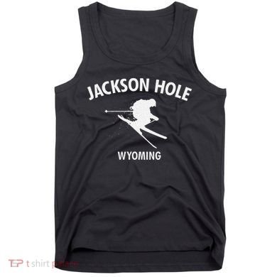 Jackson Hole Wyoming Skiing Tank Top
