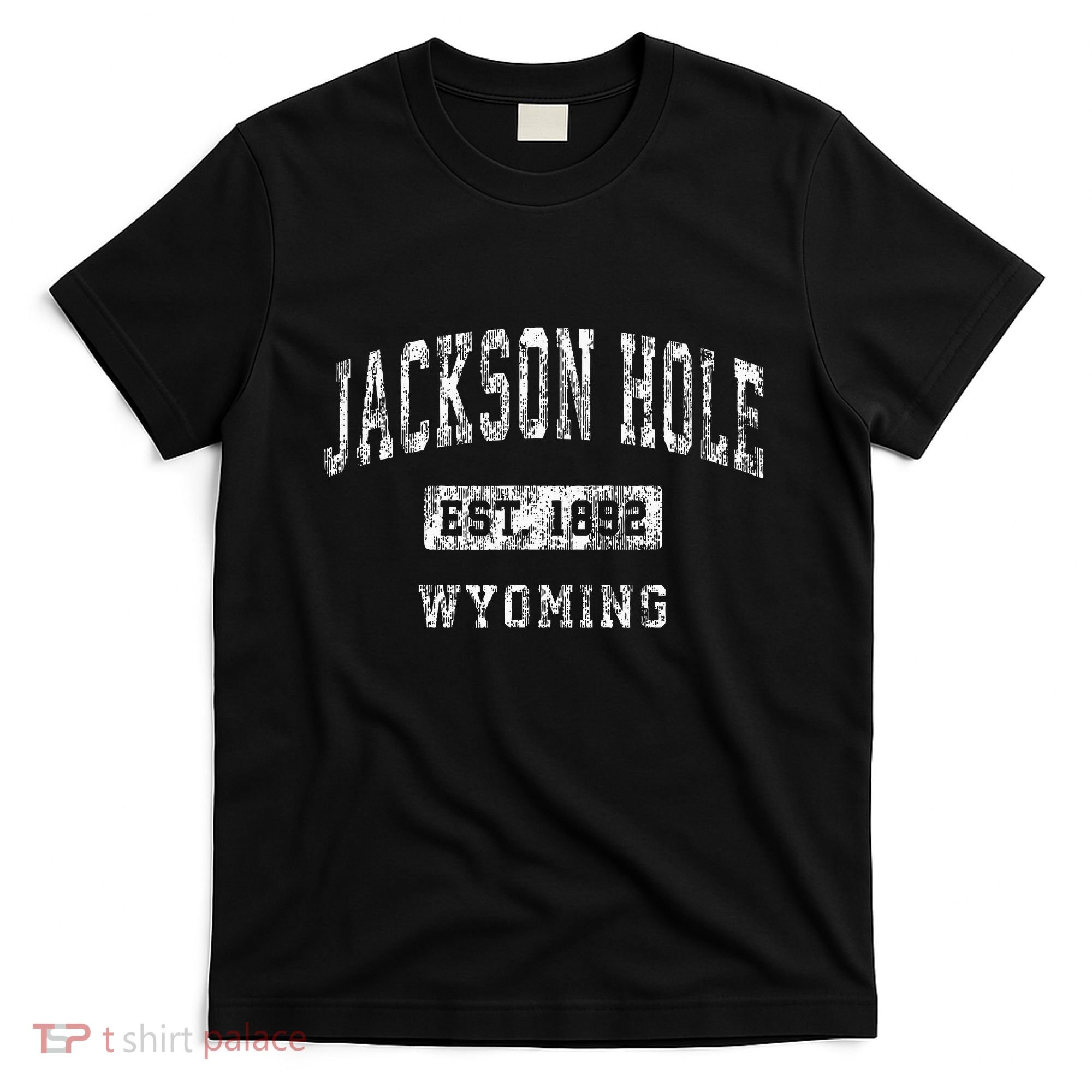 Jackson Hole Wyoming Wy Vintage Established Sports T-Shirt