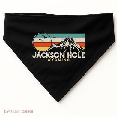 Jackson Hole Wyoming Travel USA-Made Doggie Bandana