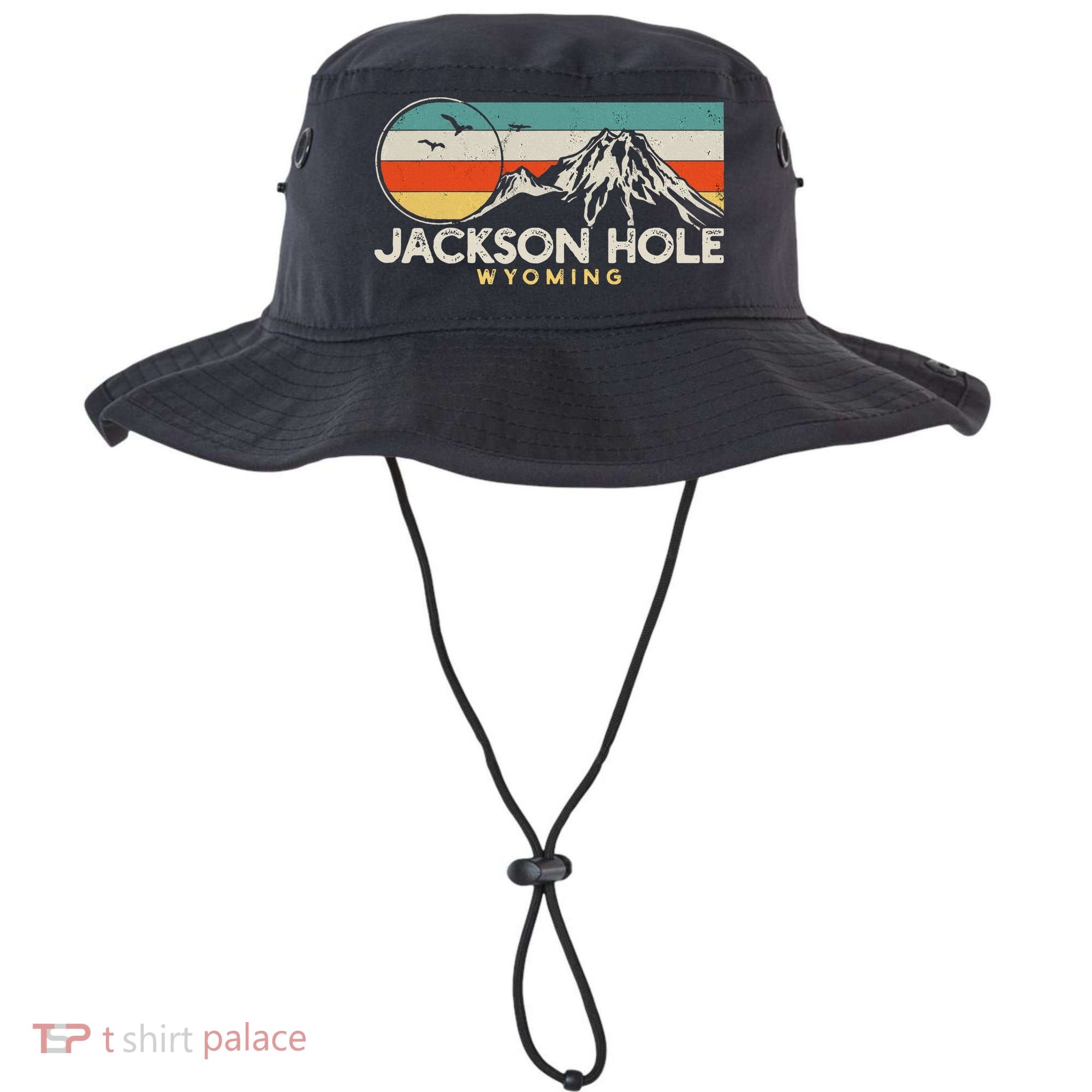 Jackson Hole Wyoming Travel Bucket Hat