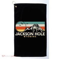Jackson Hole Wyoming Travel Golf Towel thumb 0