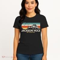 Jackson Hole Wyoming Travel Women's T-Shirt thumb 4