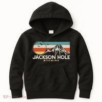 Jackson Hole Wyoming Travel Kids Hoodie thumb 0