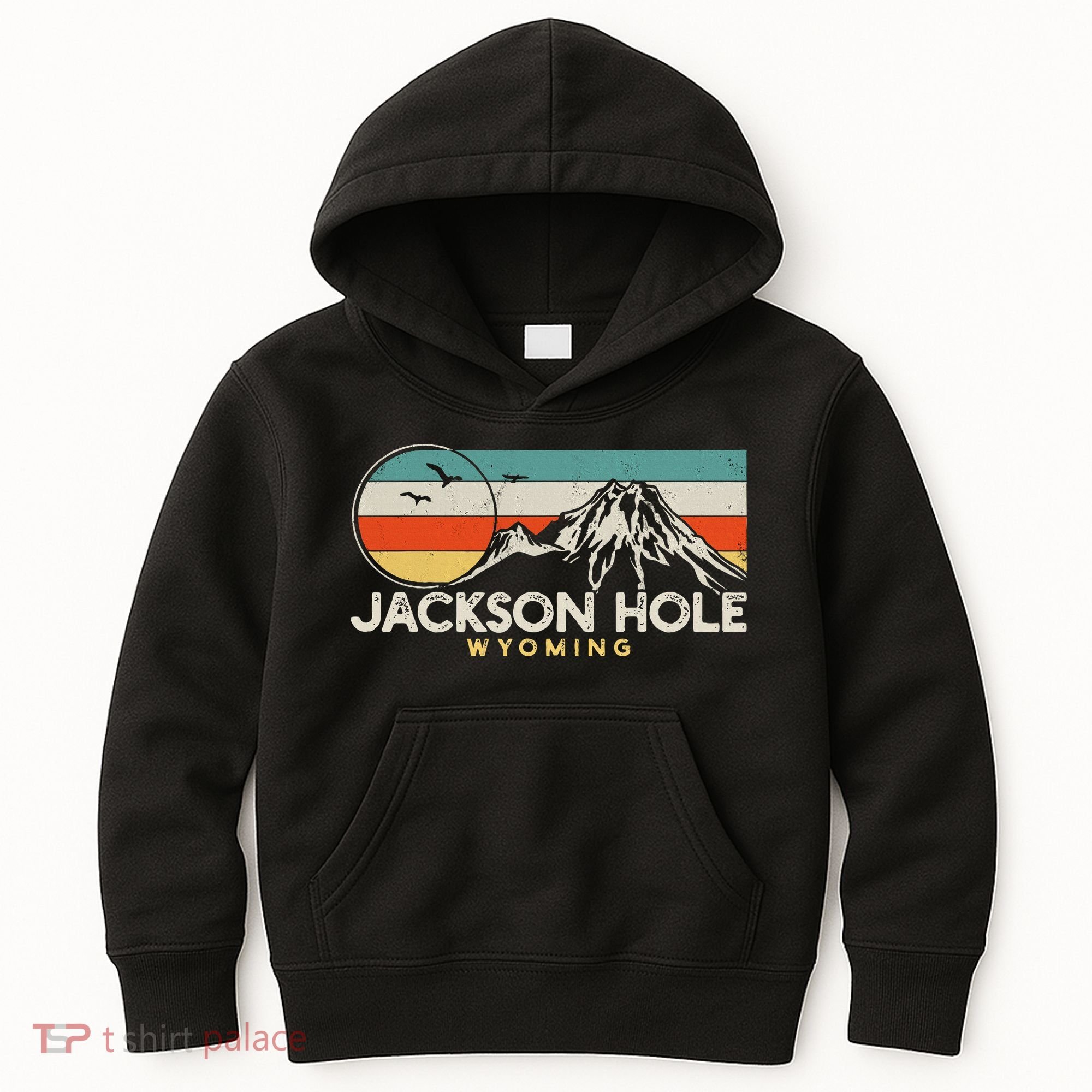 Jackson Hole Wyoming Travel Kids Hoodie