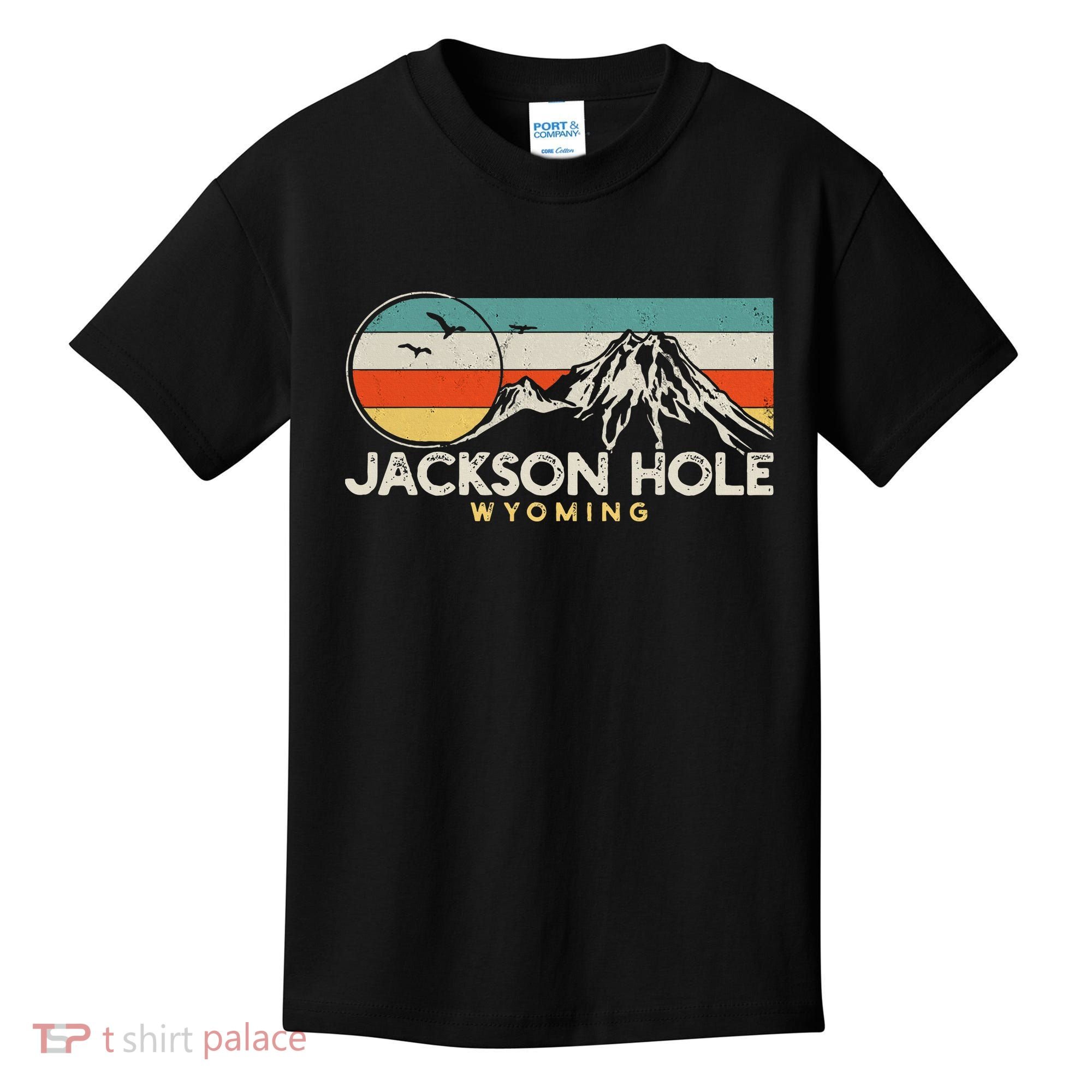 Jackson Hole Wyoming Travel Kids T-Shirt