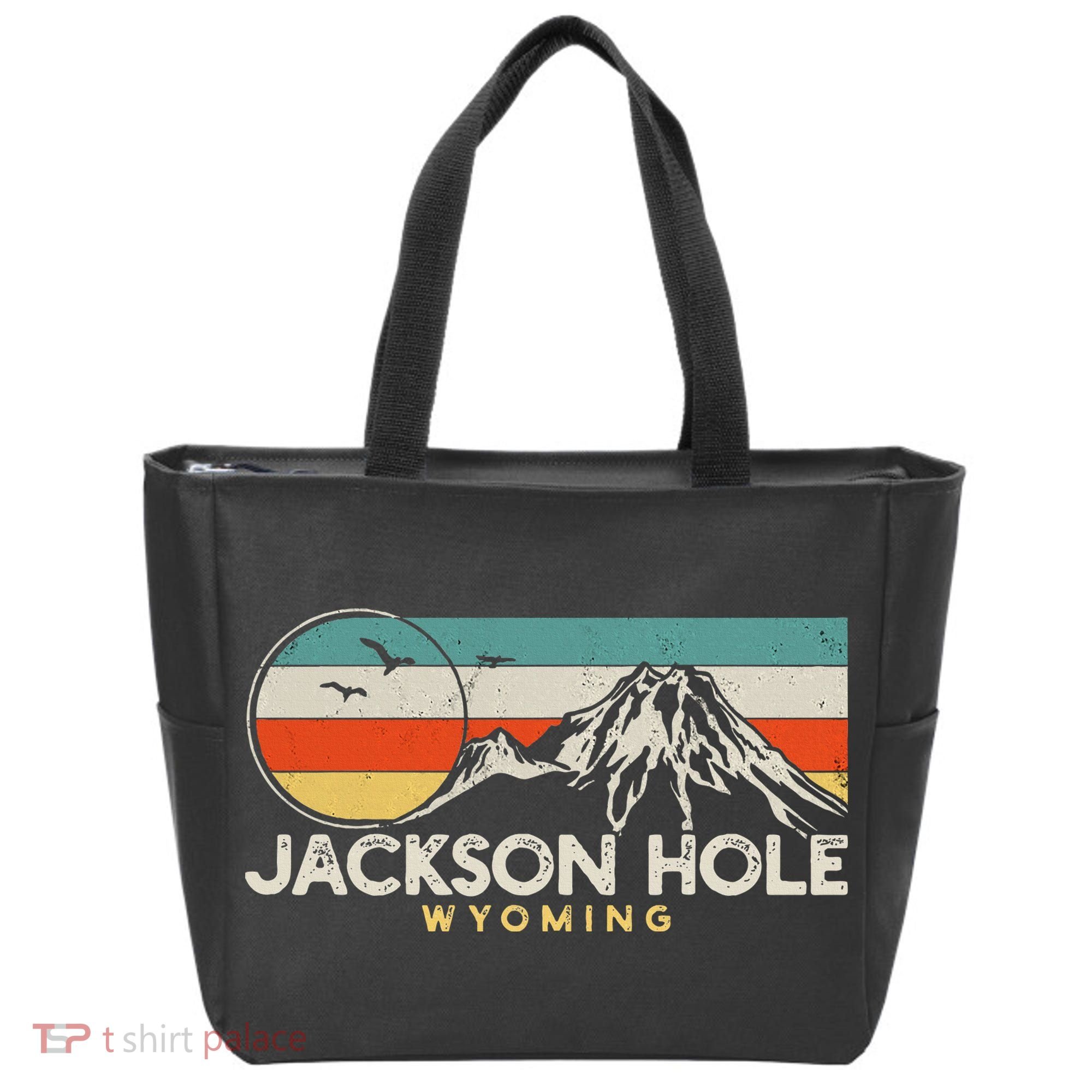 Jackson Hole Wyoming Travel Tote Bag