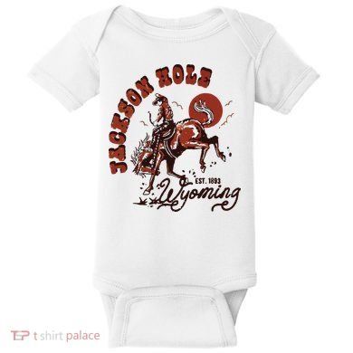 Jackson Hole Wyoming Baby Bodysuit