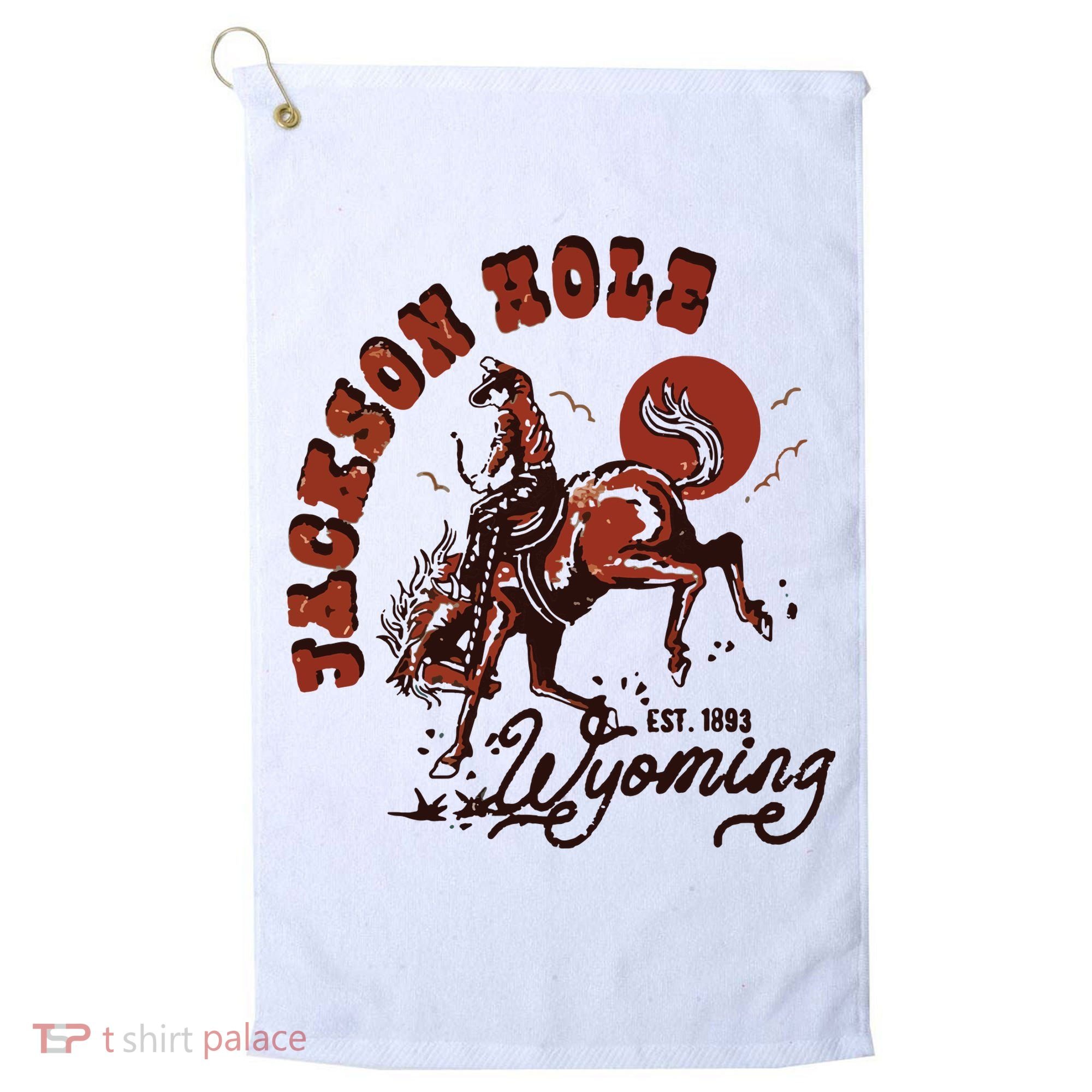 Jackson Hole Wyoming Golf Towel
