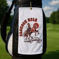Jackson Hole Wyoming Golf Towel thumb 2