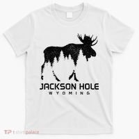 Jackson Hole Wyoming Vintage Moose Souvenir Pride T-Shirt thumb 0