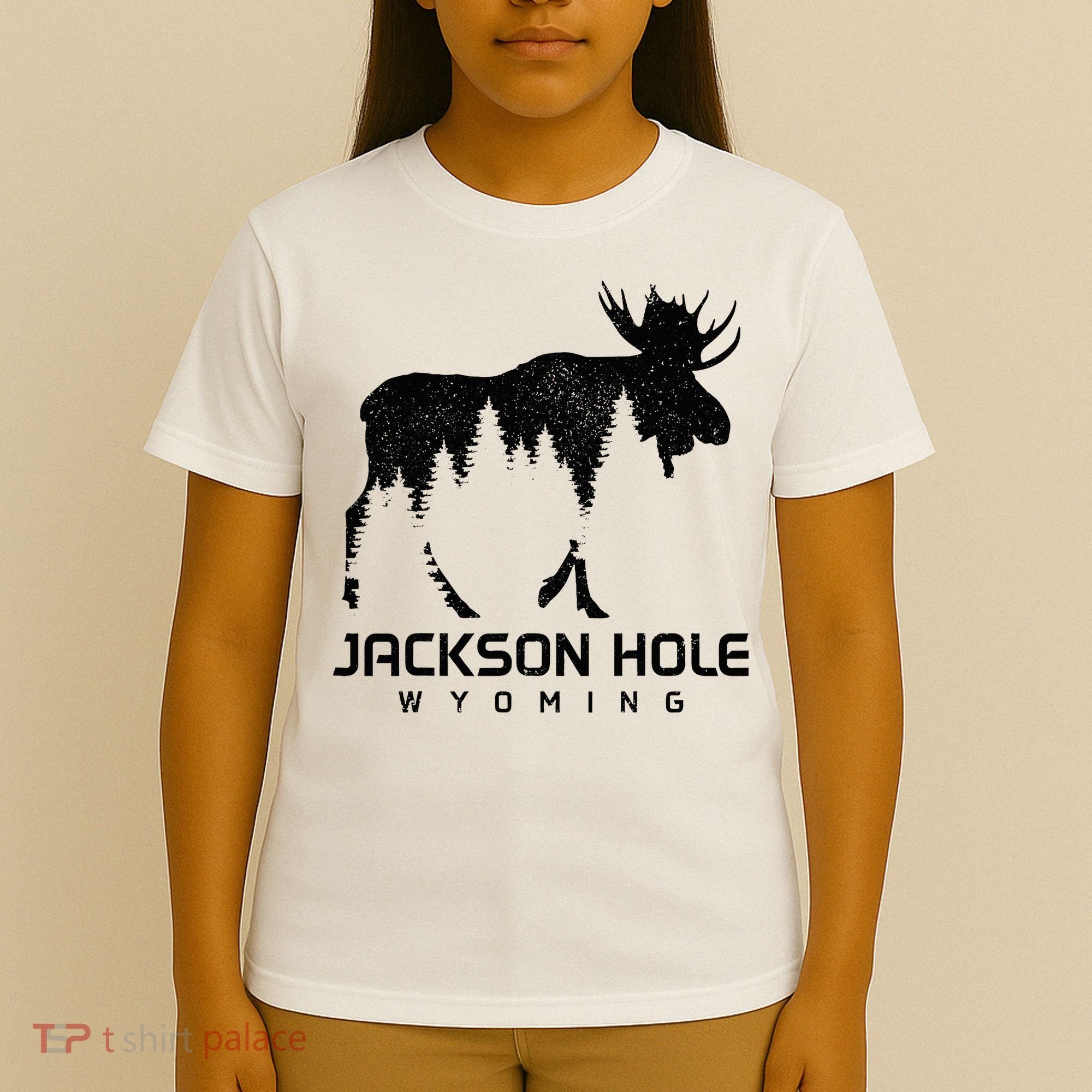 Jackson Hole Wyoming Vintage Moose Souvenir Pride T-Shirt