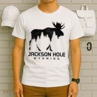 Jackson Hole Wyoming Vintage Moose Souvenir Pride T-Shirt thumb 6