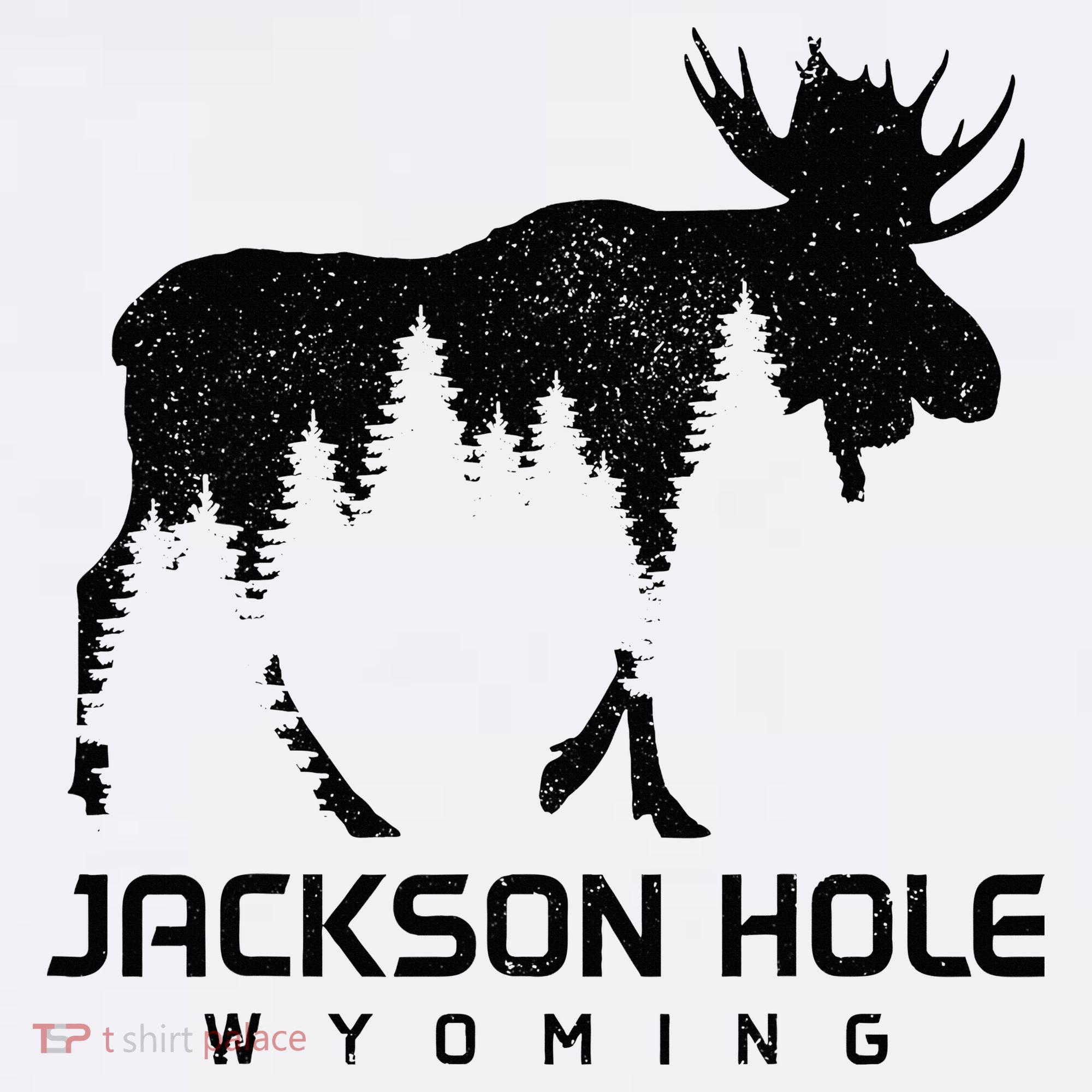 Jackson Hole Wyoming Vintage Moose Souvenir Pride T-Shirt