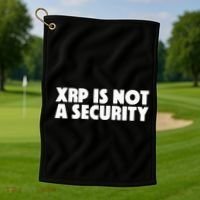 Jeremy Hogan Xrp Is Not A Security Golf Towel thumb 1
