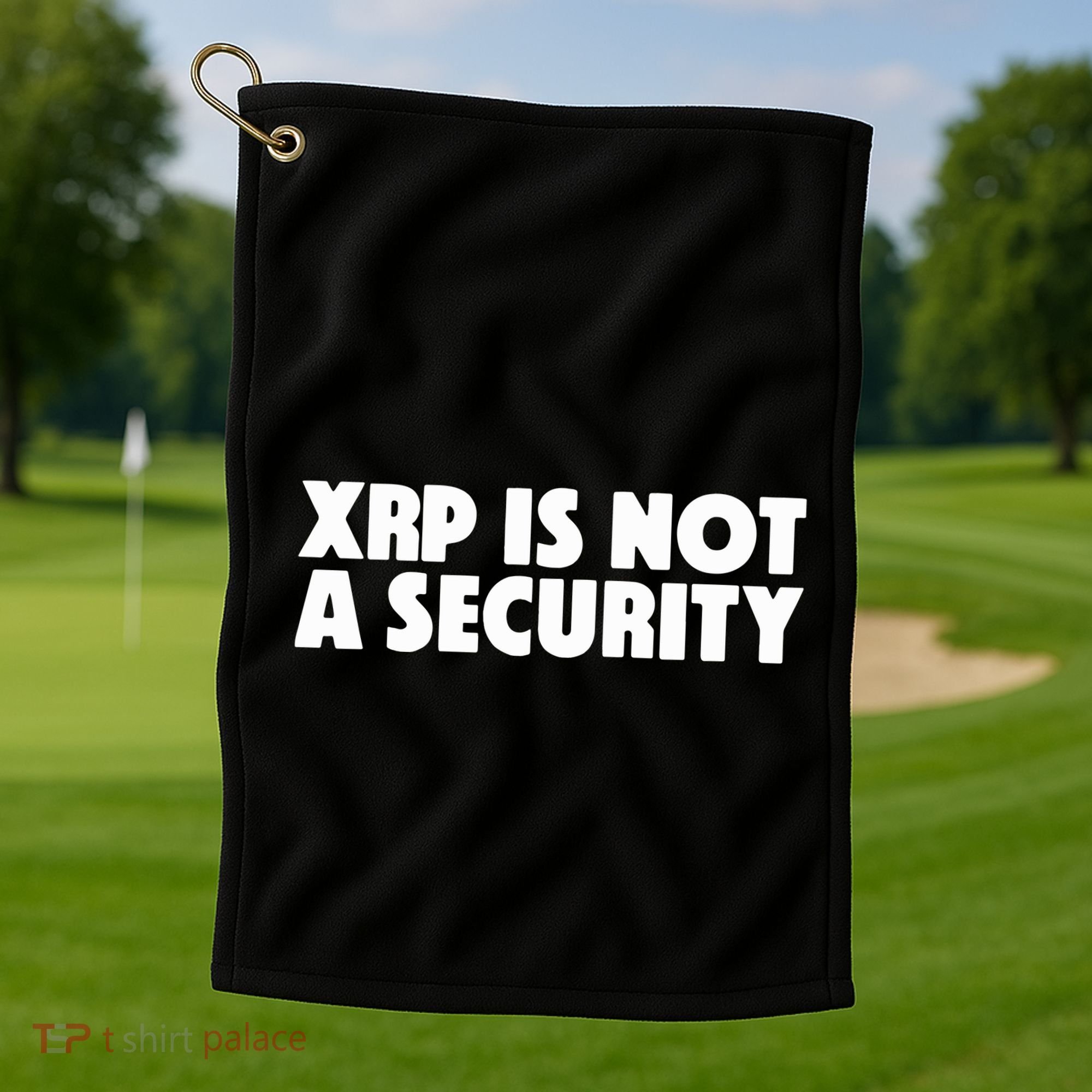 Jeremy Hogan Xrp Is Not A Security Golf Towel