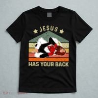 Jesus Has Your Back Brazilian Jiu Jitsu Jesus T-Shirt thumb 5