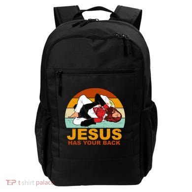 Jesus Has Your Back Fighting Devil Backpack