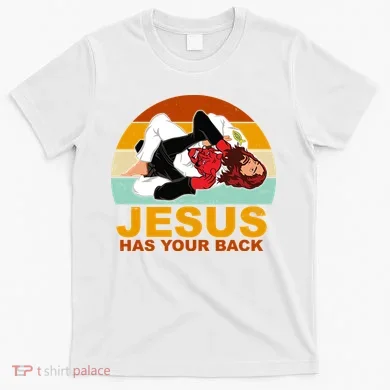 Jesus Has Your Back Fighting Devil T-Shirt