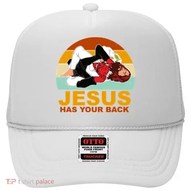 Jesus Has Your Back Fighting Devil Hat