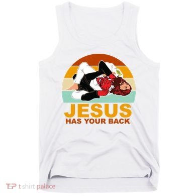 Jesus Has Your Back Fighting Devil Tank Top