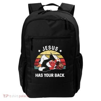 Jesus Has Your Back Jiu Jitsu Christian Backpack