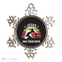 Jesus Has Your Back Jiu Jitsu Christian Ornament thumb 0