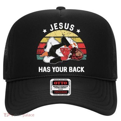 Jesus Has Your Back Jiu Jitsu Christian Hat