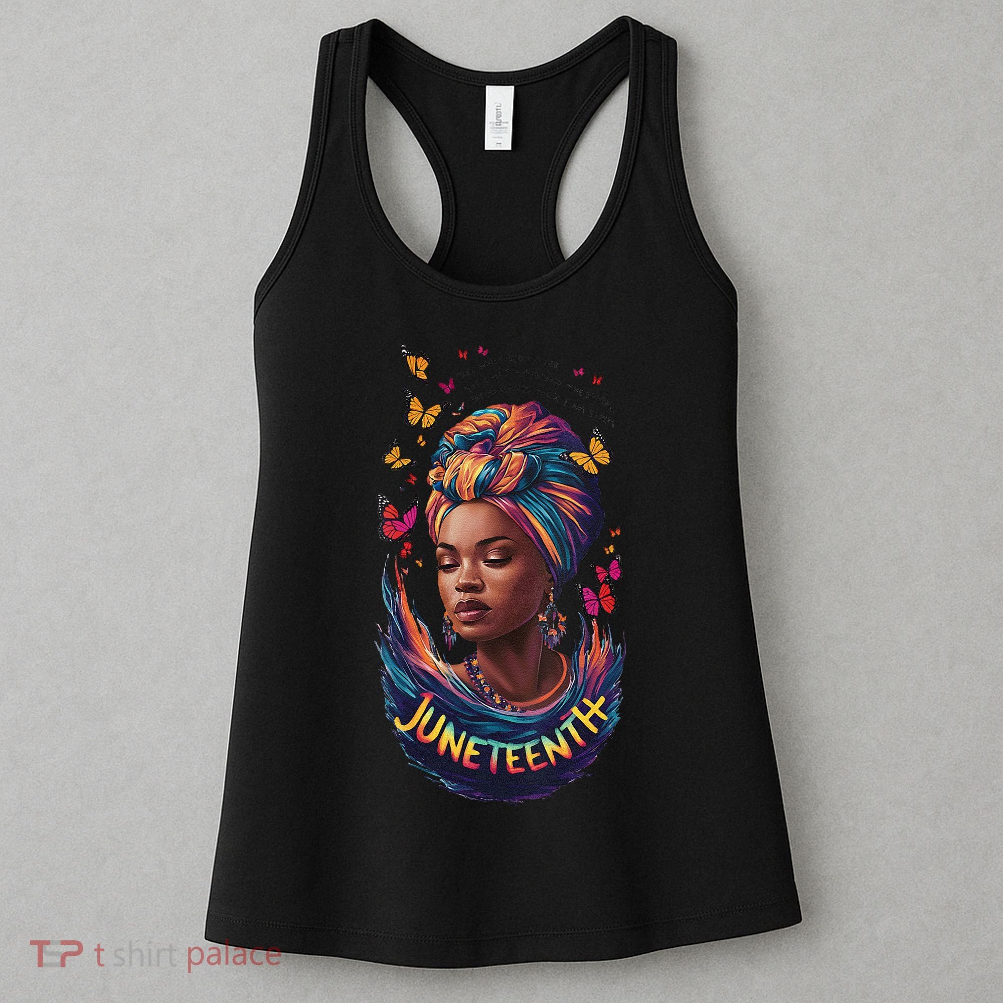 Juneteenth I Am The Storm Poem Black History Month Women Women's Tank Top
