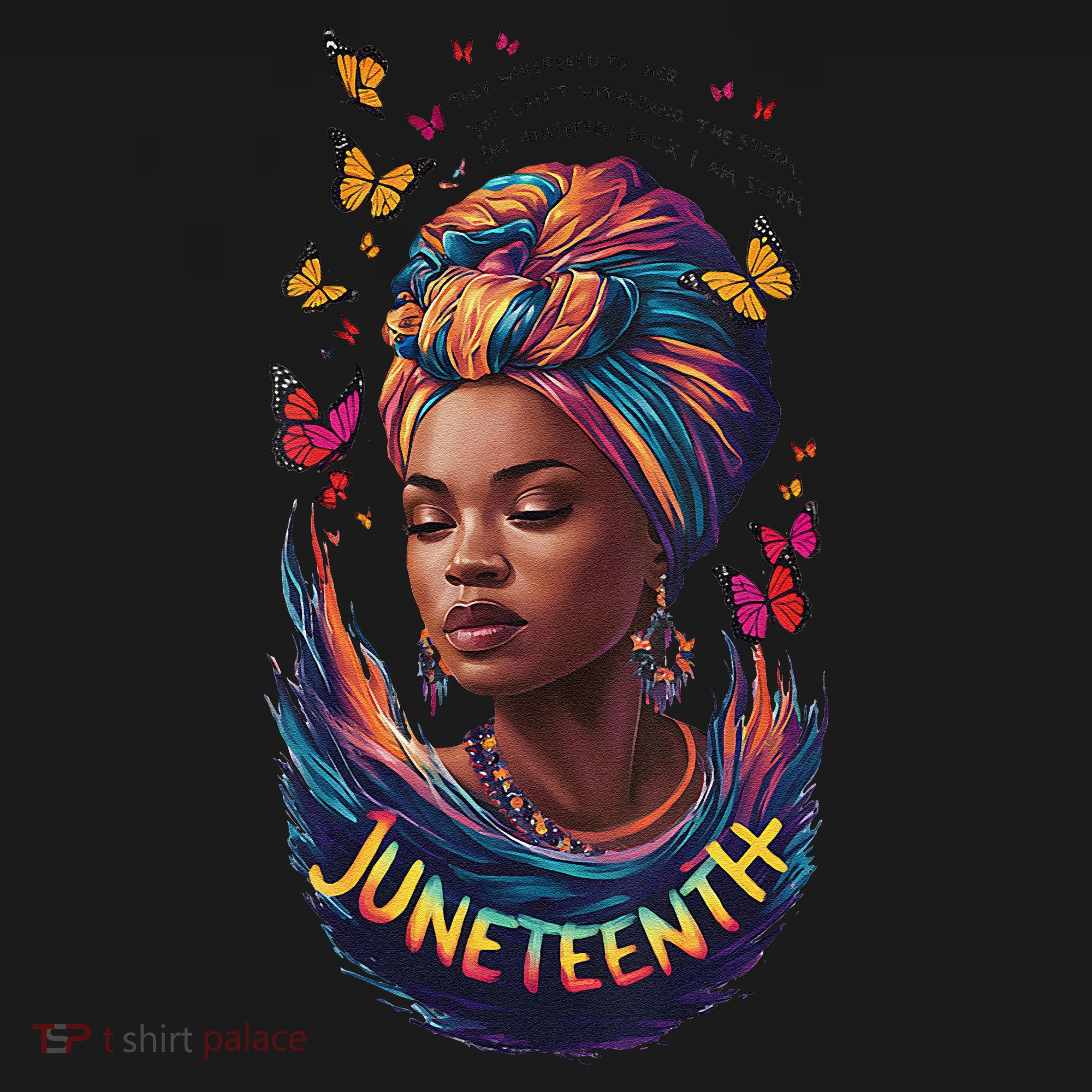 Juneteenth I Am The Storm Poem Black History Month Women Women's Long Sleeve Shirt