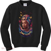 Juneteenth I Am The Storm Poem Black History Month Women Kids Sweatshirt thumb 0