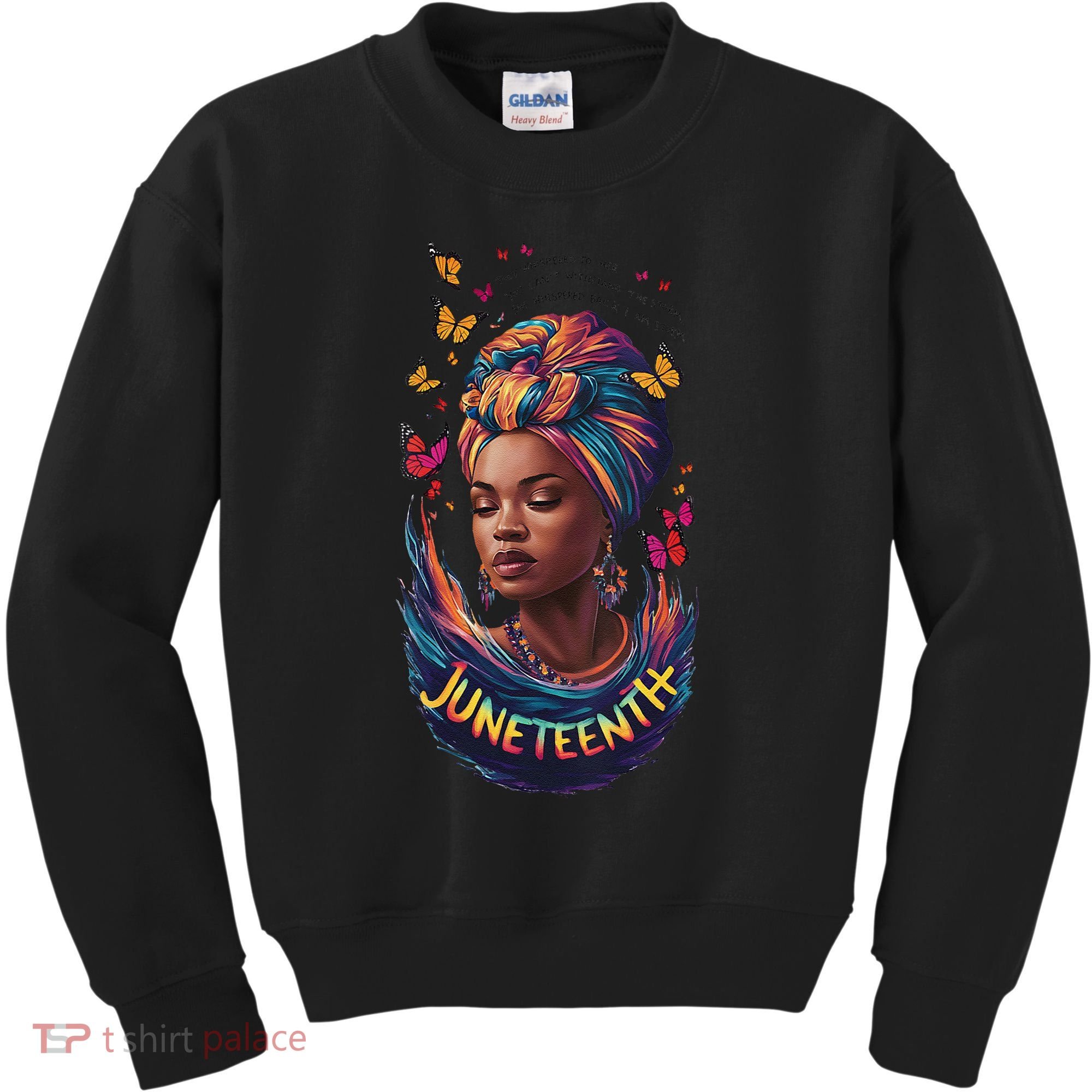 Juneteenth I Am The Storm Poem Black History Month Women Kids Sweatshirt