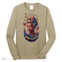 Juneteenth I Am The Storm Poem Black History Month Women Long Sleeve Shirt thumb 0