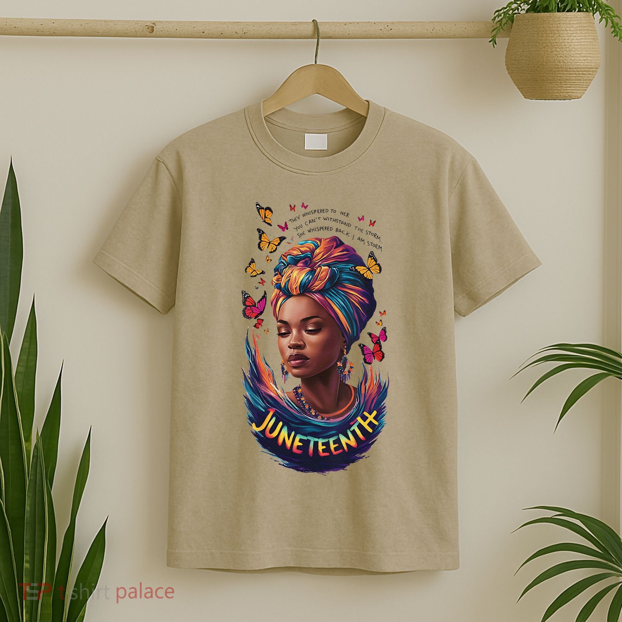 Juneteenth I Am The Storm Poem Black History Month Women T-Shirt