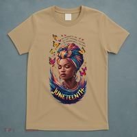 Juneteenth I Am The Storm Poem Black History Month Women T-Shirt thumb 5