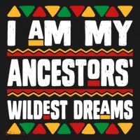 Juneteenth I Am My Ancestors Wildest Dreams Great Gift Women's Hoodie thumb 2