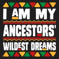 Juneteenth I Am My Ancestors Wildest Dreams Great Gift Golf Towel thumb 3