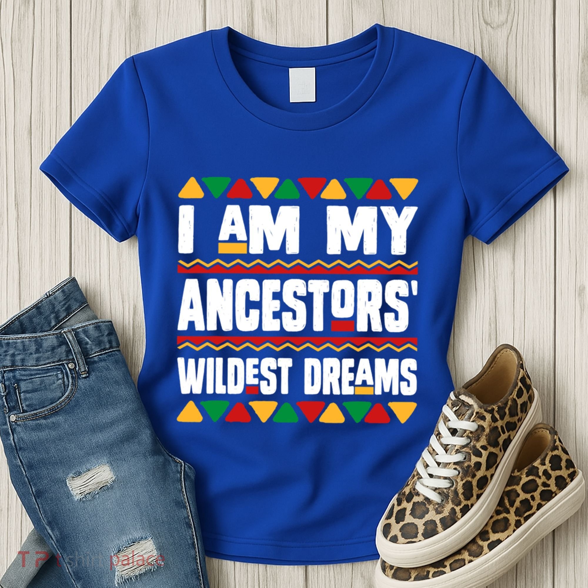 Juneteenth I Am My Ancestors Wildest Dreams Great Gift Women's T-Shirt